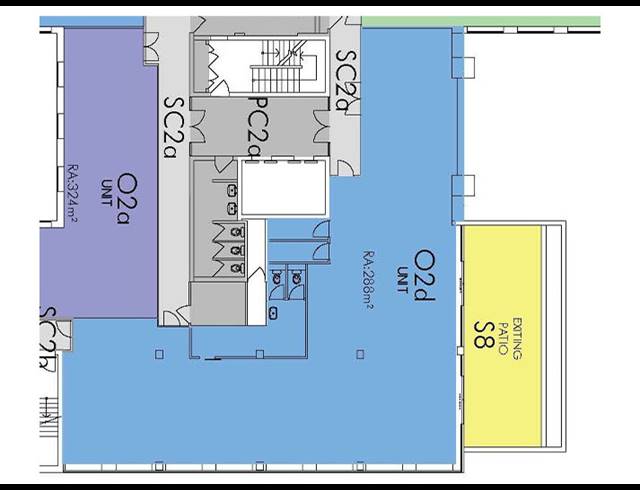 288M² OFFICE TO LET IN ROSEBANK